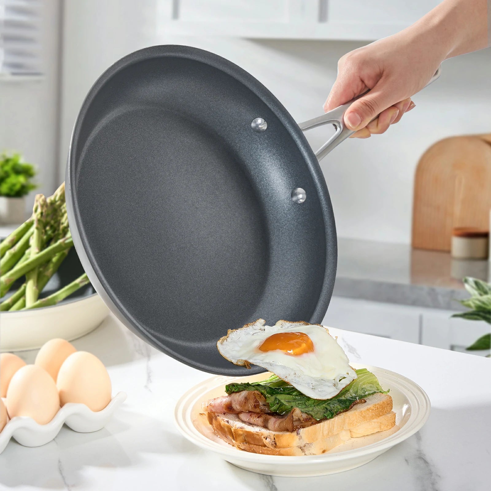 Chef Power hard anodized nonstick cookware set